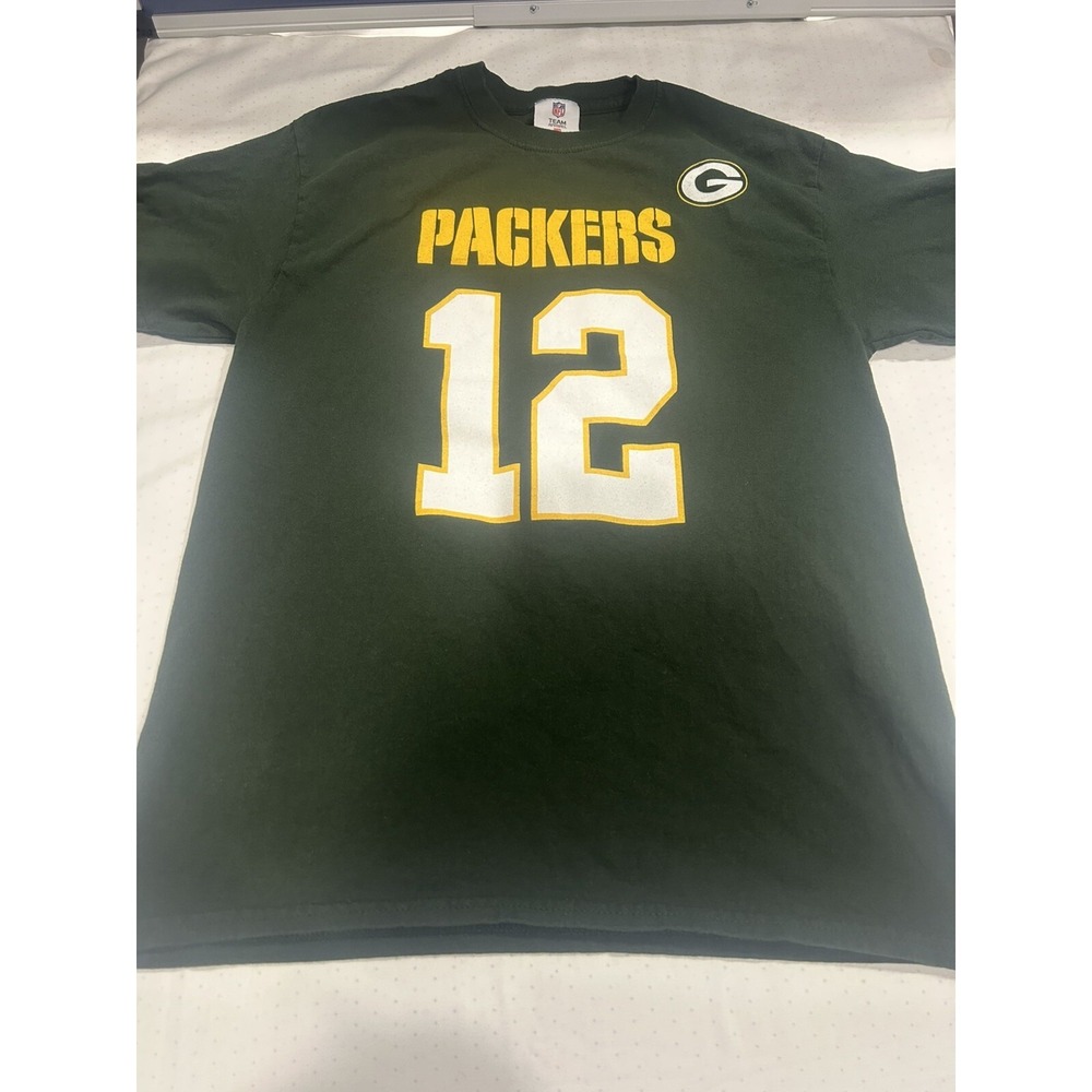 GREEN BAY PACKERS, Aaron Rodgers T-SHIRT, Medium, (item76)
